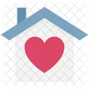 Home Love House Heart Icon