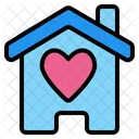 Home Love Heart Home Icon