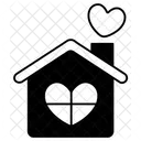 Home Love Heart Love Valentine Icon