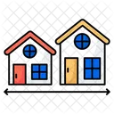 Home Measurement House Measurement Home Dimensions Icon