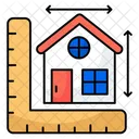 Home Measurement House Measurement Home Dimensions Icon