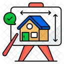 Home Measurement House Measurement Home Dimensions Icon