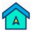 Home House Navigation Arrow Icon