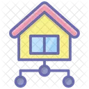 Home Network Smart Home Dsl Connection Icon