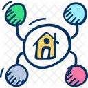 Home Network Networking Icon