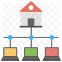 Home Network Internet Icon