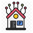 Home Network House Icon