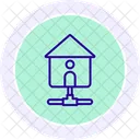 Home Network Line Icon Icon