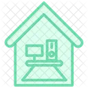 Home Office Color Outline Icon Icon
