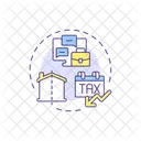 Home Office Deduction Tax Relief Icon