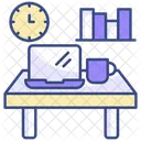 Home office setup  Icon