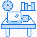 Home office setup  Icon