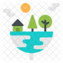 Home Earth Plant Icon