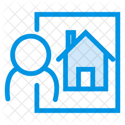 Home owner Icon - Download in Colored Outline Style