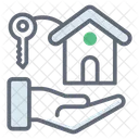 Home Key Down Payment House Ownership Icon