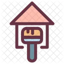 Paint House Home Icon