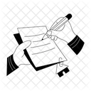 Home Papers Document Signing Icon