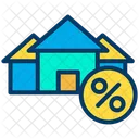 Discount On Home Discount On House Selling Home Icon
