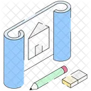 Design Blueprint Prototype Icon