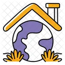 Home Planet Earth World Logo Icon