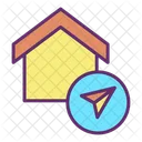 Mpointer Arrow Home Home Pointer Home Direction Arrow Icon