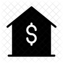 Saving House Dollar Icon