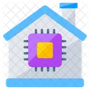 Home Processor House Processor Home Chip Icon