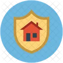 집 보호 방패 아이콘