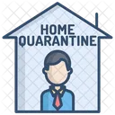 Home quarantine  Icône