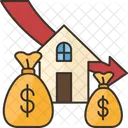 Home Rate Estate Discount Icon