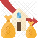Home Rate Estate Discount Icon