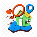 Home Relocation Find Home Find House Icon