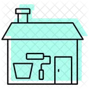Home Renovation Color Shadow Thinline Icon Icon