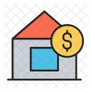 Home Rent Dollar Icon