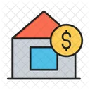 Home Rent Dollar Icon