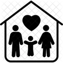 Home Residents Family Home Parents Icon