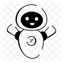 Home Robot Assistant Technology Icon