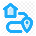 Route Address Direction Icon
