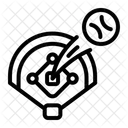 Home Run Ball Sport Icon