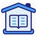 Home Schooling Online Learning School Icon