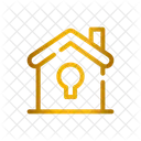 Home Security Key Hole Padlock Icon