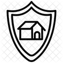 Home Security Line Icon Icon