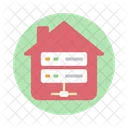 Home Server House Server Home Network Icon