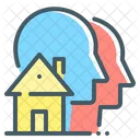 Co Living Home Sharing Home Icon