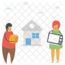 Home Shifting House Changing House Relocation Icon