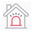 Siren Emergency House Icon