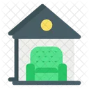 Home Sofa House Sofa Furniture Icon