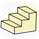 Home Stairs Color Shadow Thinline Icon Icon