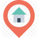 Zuhause Standort Gps Symbol