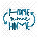 Home Sweet Home Motivation Positivity Icon
